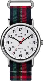 img 3 attached to Стильные и надежные: Женские часы Timex Weekender 38 мм для повседневного ношения.