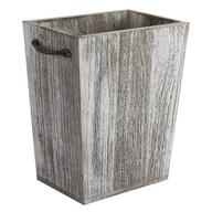 farmhouse wooden wastebasket logo