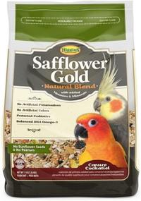 img 1 attached to Higgins Safflower Gold Conure & Cockatiel Natural Food Mix