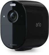📷 arlo essential spotlight camera - 1 pack - wireless security, full hd video, color night vision, two-way audio, completely wire-free, wifi connectivity, alexa compatibility, black - vmc2030b logo