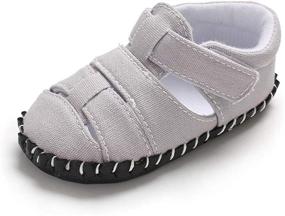 img 4 attached to ENERCAKE Toddler Sandals: Stylish Footwear for Newborn Boys' Walkers