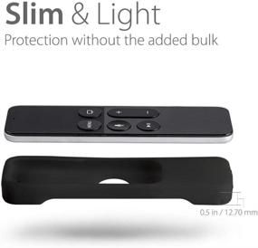 img 1 attached to 📱 Protective Silicone Remote Cover for Apple TV 4K 4th 5th Gen - 2 Pack, Black