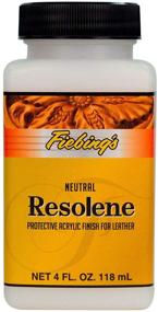 img 3 attached to 🛡️ Fiebing's Acrylic Resolene Leather Finish Protector, 4 Oz. - Enhances Leather Protection