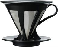 ☕️ hario cafeor нержавеющая сталь mesh coffee dripper размер 02 черный: инструмент для заваривания, меняющий правила игры логотип