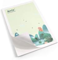 arrtx sketch marker paper pad - a4, 30 sheets, 📒 8.3 x 11.7 inch - suitable for sketching, marker drawing, and painting logo