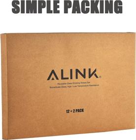 img 3 attached to 🥤 ALINK 12-Pack Reusable Glass Straws, 8.5 Inches x 10mm, Clear Smoothie Straws With 2 Cleaning Brushes