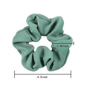 img 1 attached to Premium Hair Scrunchies - 12 Pcs Large Size | Perfect Hair Accessories for Women and Girls | Great Holiday Gift