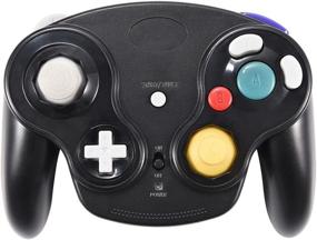 img 3 attached to Veanic Wireless Gamecube Controller Gamepad Gaming Joystick 2.4G with Receiver for Nintendo Gamecube and Wii (Black)