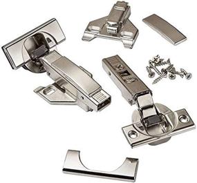 img 1 attached to 🔧 Blum CLIP top BLUMOTION Soft Close Hinges, 110° Self Closing, FACEFRAME Mounting Plates, and hinge cover plates (1/2 to 3/4” Overlay - Premium - 8 Pack) - Improved SEO