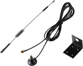 img 1 attached to Pack of 2 High Gain Long Range 4G LTE Outdoor Cellular 9dBi Magnetic Base Antennas - Compatible with Spypoint Link Micro EVO Solar Hunting Wildlife Game Trail Cameras and Mobile Security Cameras by Eifagur