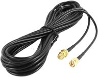 📡 enhance your wifi signal with 33ft rp-sma male to female antenna extension cable - 10m long logo