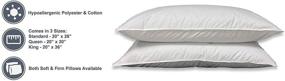 img 2 attached to Discover the Pillowtex Conformance Supreme Pillows - King: A Restful Nights Alternative