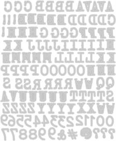 img 3 attached to 🔠 Tim Holtz Sizzix Thinlits Die Set 123 Pack Alphanumeric Tiny Type Upper - Multicolor Delights for Creative Projects