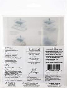 img 1 attached to 🔠 Tim Holtz Sizzix Thinlits Die Set 123 Pack Alphanumeric Tiny Type Upper - Multicolor Delights for Creative Projects