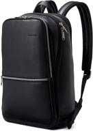 samsonite classic leather backpack brown - top-rated stylish backpacks logo