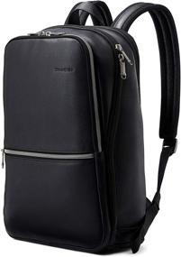 img 4 attached to Samsonite Classic Leather Backpack Brown - Top-rated Stylish Backpacks