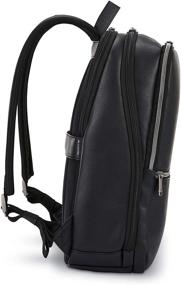 img 2 attached to Samsonite Classic Leather Backpack Brown - Top-rated Stylish Backpacks