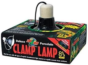 img 3 attached to Enhanced Lighting Solution: Zoo Med Deluxe Porcelain Clamp Lamp for Reptiles