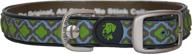 🐾 all style, no stink: tigris medium dog collar - 12.5" x 17 logo