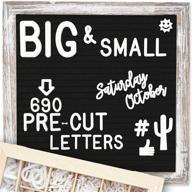 🌾 changeable farmhouse letterboard kit with pre cut letters for enhanced seo logo