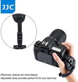 img 2 attached to JJC L Size Camera Hand Strap Grip with Metal Quick Release Plate for Canon EOS 5DM4 5DM3 5DM2 5D 5Ds R 6DM2 6D 7DM2 7D 90D 80D 77D 70D SX70 SX60 HS Nikon D780 D850 D500 D750 D750 D810 D7500 P950 P1000