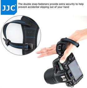 img 1 attached to JJC L Size Camera Hand Strap Grip with Metal Quick Release Plate for Canon EOS 5DM4 5DM3 5DM2 5D 5Ds R 6DM2 6D 7DM2 7D 90D 80D 77D 70D SX70 SX60 HS Nikon D780 D850 D500 D750 D750 D810 D7500 P950 P1000