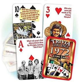 img 2 attached to Flickback 1972 Trivia Playing Cards