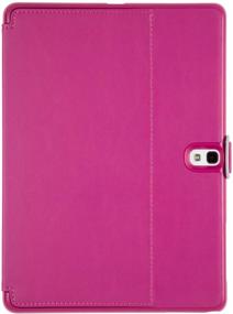 img 3 attached to Enhanced Speck Products StyleFolio Case and Stand for Samsung Galaxy Tab S 10.5, Fuchsia Pink/Nickel Gray