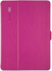 img 4 attached to Enhanced Speck Products StyleFolio Case and Stand for Samsung Galaxy Tab S 10.5, Fuchsia Pink/Nickel Gray