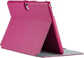 img 1 attached to Enhanced Speck Products StyleFolio Case and Stand for Samsung Galaxy Tab S 10.5, Fuchsia Pink/Nickel Gray