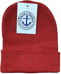 img 2 attached to Yacht & Smith Kids Winter Beanie Hat Assorted Colors Pack - Warm Acrylic Cap for Bulk Purchase