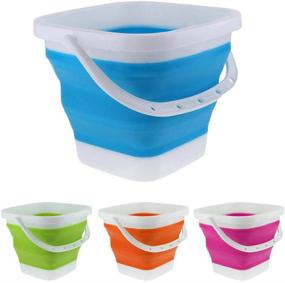 img 2 attached to MASO Square Outdoor Collapsible Bucket Household Supplies