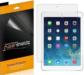 img 2 attached to 📱 3-Pack Supershieldz Apple iPad Air 2 & Air 1 Screen Protector, High Definition Clear Shield (PET), 9.7 Inch