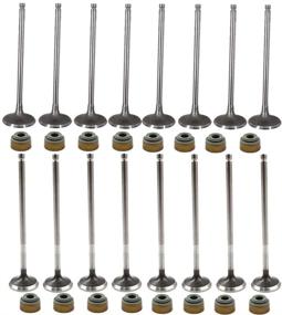 img 4 attached to 🚗 SOHC EJ25 Intake Exhaust Valves for Subaru Impreza Forester Baja Legacy - 13201AA361 13202AA371