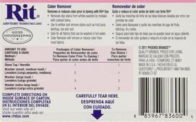 img 1 attached to 👕 Rit Dye Color Remover Powder for Laundry Treatment, 2 oz, Set of 3