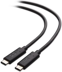 img 4 attached to Certified USB C to USB C Cable 100W Power Delivery by Cable Matters in Black - 6.6 Feet, USB 2.0 Speed, No Video Support
