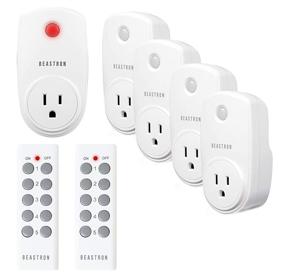 img 4 attached to 🔌 Convenient Control at Your Fingertips: Beastron Remote Control Electrical Outlet