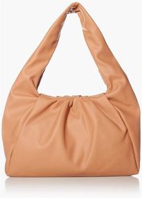 img 4 attached to Janelle Gathered Shoulder Handbag for Women - Stylish Women's Handbags & Wallets