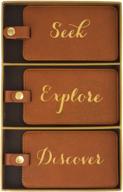 eccolo world traveler luggage tags travel accessories logo