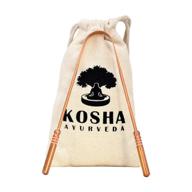 👄 kosha ayurveda copper tongue scraper: achieve freshness and oral hygiene with the best surgical cleaner for bad breath logo