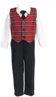 🎄 stylish plaid holiday/christmas vest and pants set logo