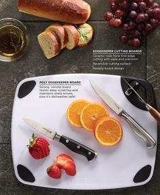 img 2 attached to 🔪 Sabatier Non-Slip Poly Cutting Board with EdgeKeeper Pop-Up Sharpener - 11x14 inches: A Perfect Combo for Precision Cutting and Sharpening