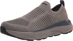 img 4 attached to Skechers USA Mens Delmont Jenko Knitted Men's Shoes in Loafers & Slip-Ons