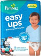🩲 pampers easy ups training underwear for boys - size 4t-5t (size 6), 19 count - shop now! logo