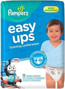 img 1 attached to 🩲 Pampers Easy Ups Training Underwear for Boys - Size 4T-5T (Size 6), 19 Count - Shop now!