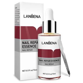 img 4 attached to 💅 LANBENA Nail Repair Essence: Effective Treatment for Damaged Nails, Repair and Protect from Infection, Discoloration and Damage (12ml)