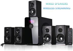 img 3 attached to Улучшите свой аудиоопыт с аудиосистемой beFree Sound BFS-450 5.1 канала Surround с функцией Bluetooth - черный.