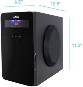 img 1 attached to Улучшите свой аудиоопыт с аудиосистемой beFree Sound BFS-450 5.1 канала Surround с функцией Bluetooth - черный.