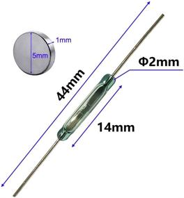 img 3 attached to Набор из 20 стеклянных реле Рида с магнитным индукционом и многоразовым магнитным листом включен