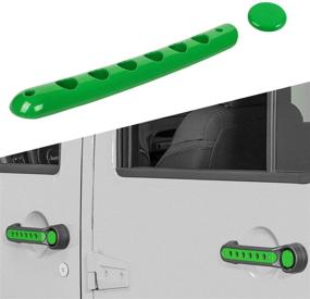 img 1 attached to 🚪 Вставка для ручки боковой двери, ручка и кнопки для Jeep Wrangler JK JKU 07-18